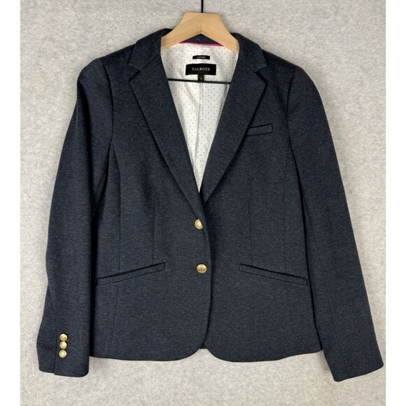 Talbots Jackets & Blazers - Talbots Jacket Womens 4 Blue‎ Blazer Aberdeen Gold Buttons Preppy Office